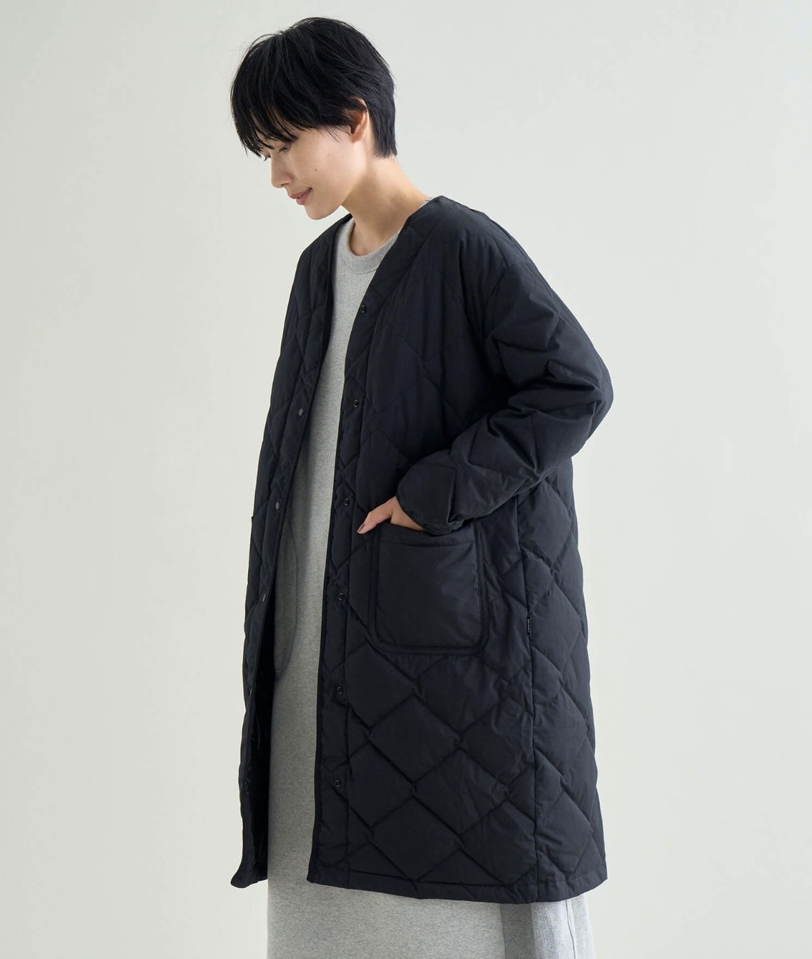 NANGA/ナンガ/COTTON PEACH DOWN LONG CARDIGAN W(WOMEN