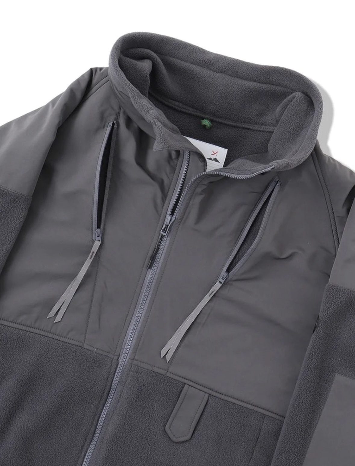 Y(dot) BY NORDISK（ワイドット バイ ノルディスク）/STAND NECK FLEECE JACKET GRAY M