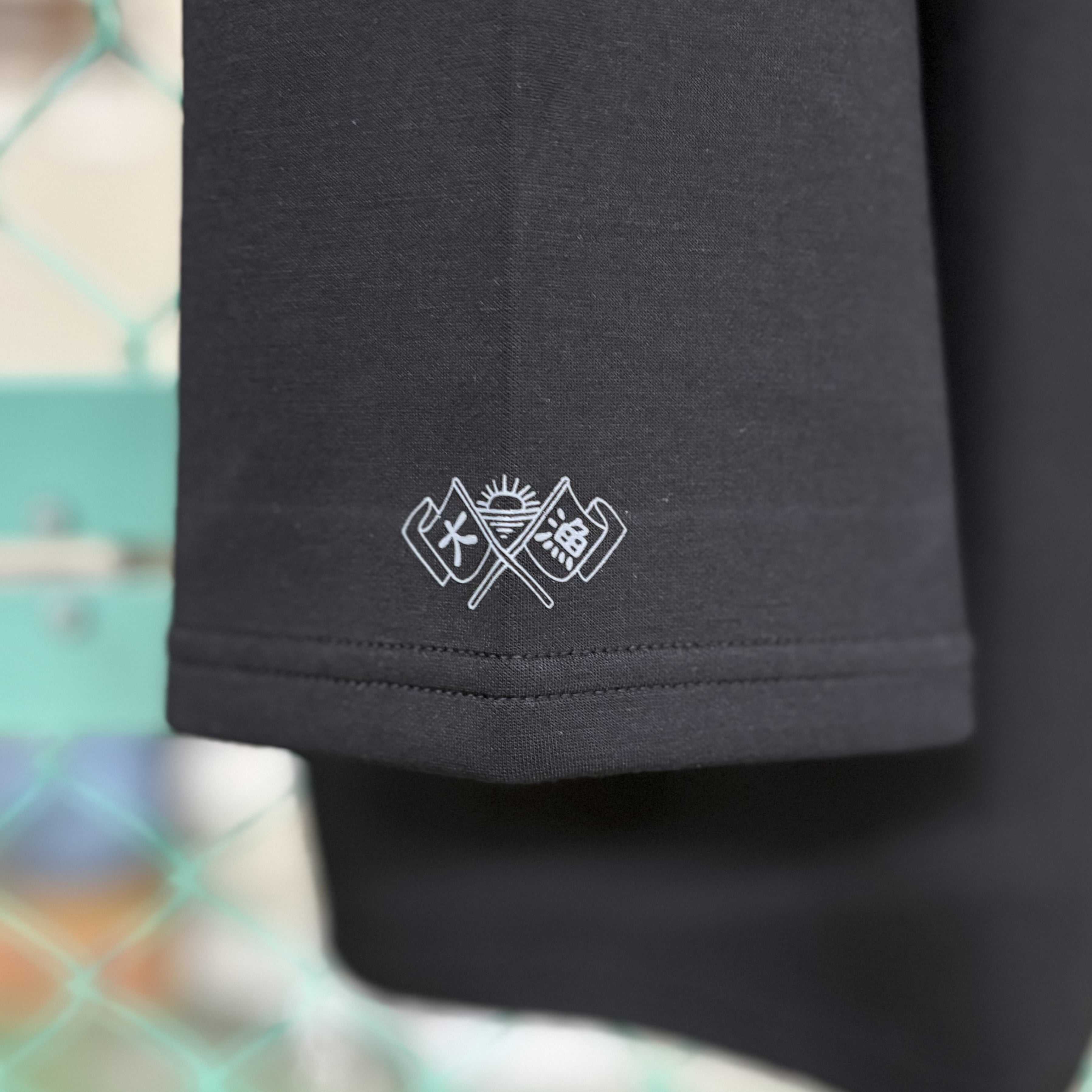 CHAOS FISHING CLUB/カオスフィッシングクラブ/EX LOGO RAGLAN BLACK M