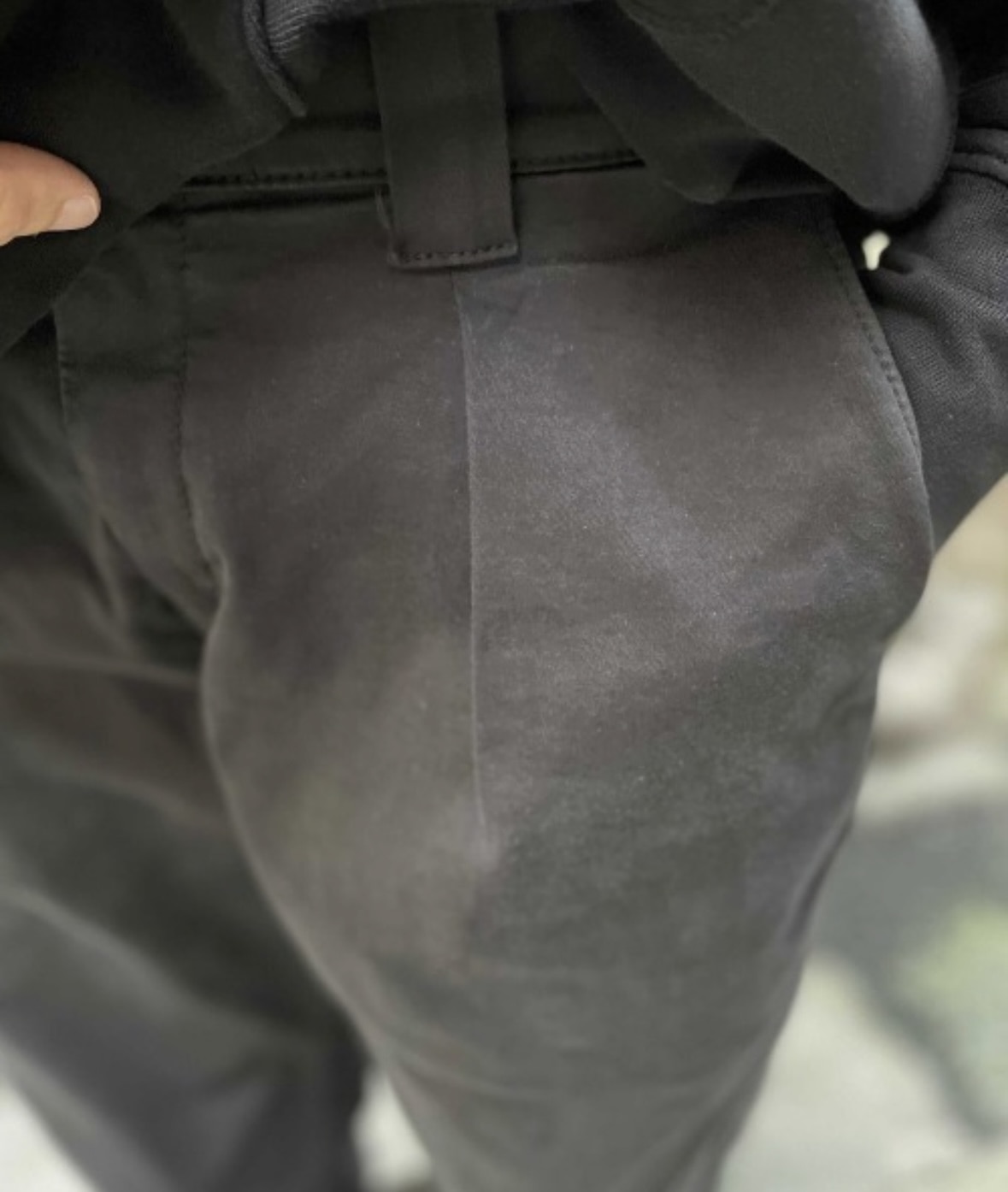 SURT/サート　WIDE CHINO ワイドチノ ブラック XL