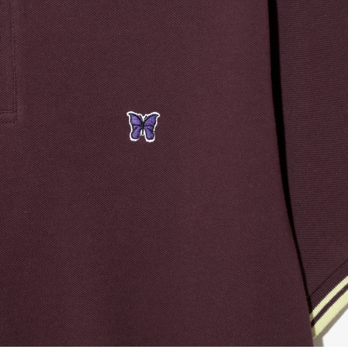 NEEDLES/ニードルズ/SHAWL COLLAR S/S POLO - COTTON PIQUE-25SS- ポロシャツ WINE S