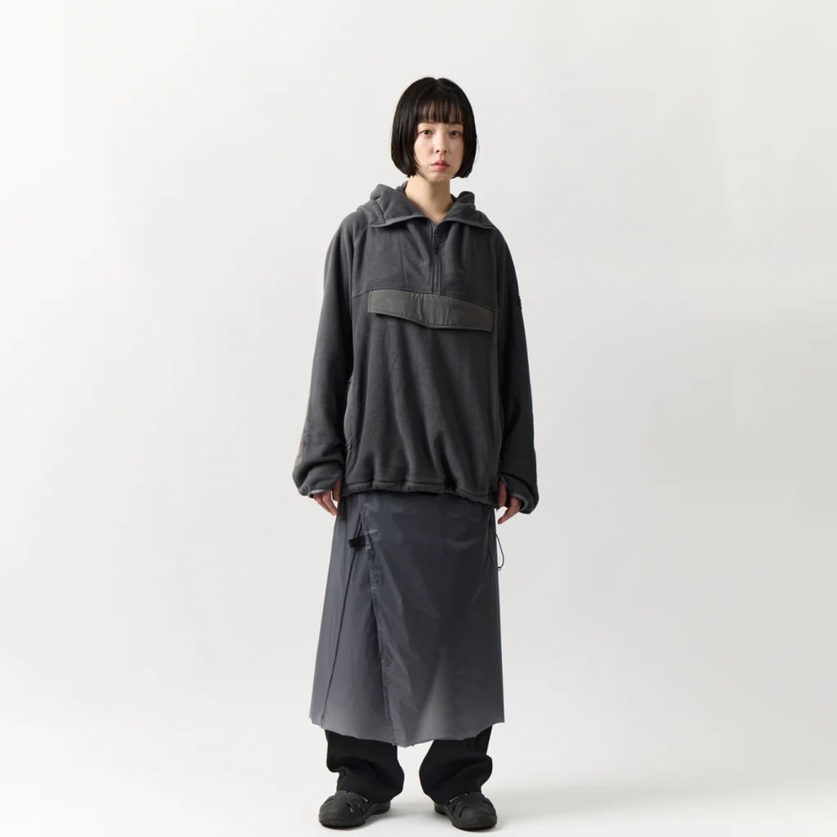 Y(dot) BY NORDISK（ワイドット バイ ノルディスク）/BALACKLAVA ANORAK HOODIE GRAY L
