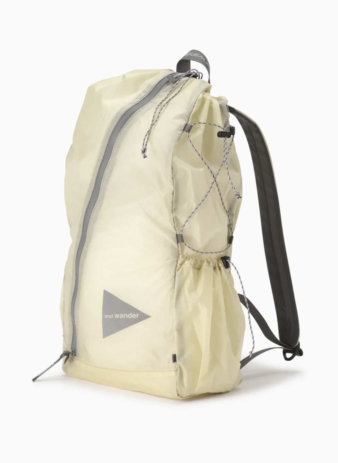 and wander/アンドワンダー/sil daypack/シルデイバッグ off white FREE