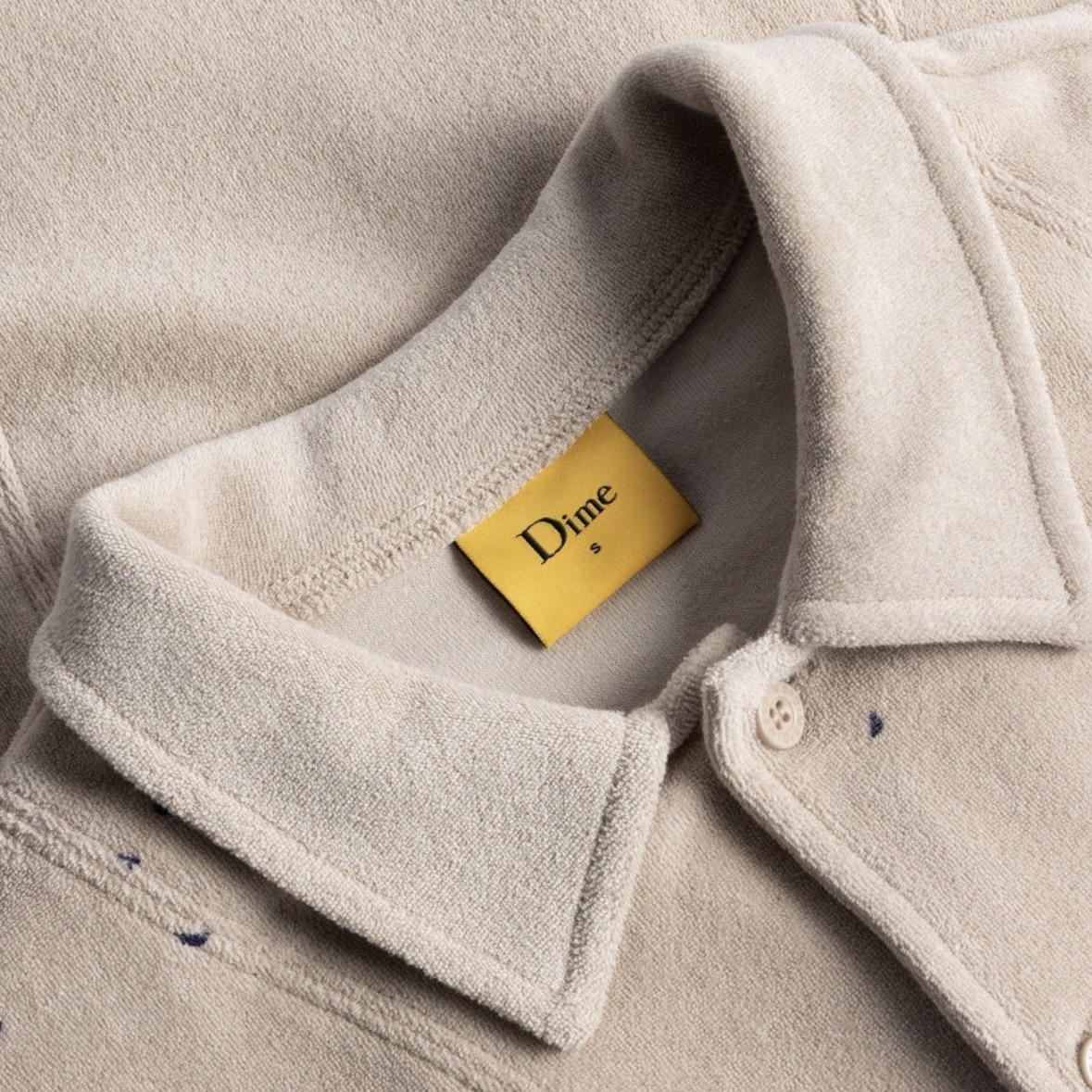 Dime/ダイム/TERRY CLOTH SHIRT BEIGE M