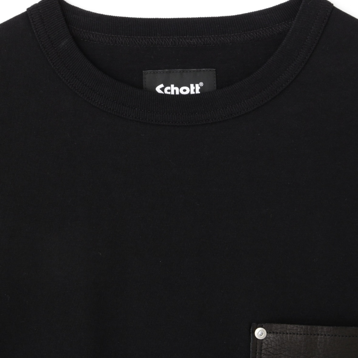 Schott/ショット/DEER STUDS T-SHIRT FLOWER/ディア スタッヅ Tシャツ フラワー ブラック M