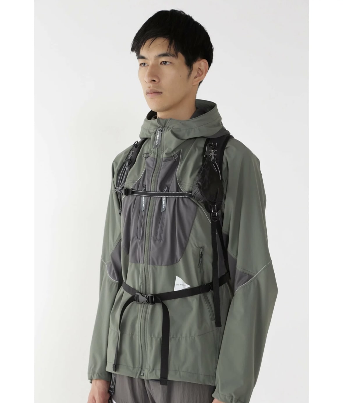 and wander/アンドワンダー/ECOPAK 18L backpack BLACK FREE