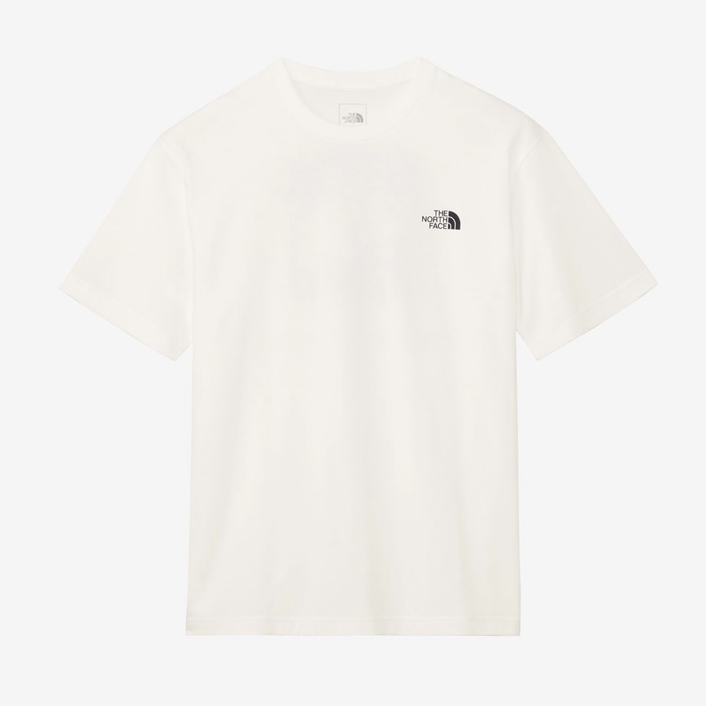 THE NORTH FACE/ザ・ノースフェイス/S/S Bandana Square Logo Tee ショートスリーブバンダナスクエアロゴティー WHITE M