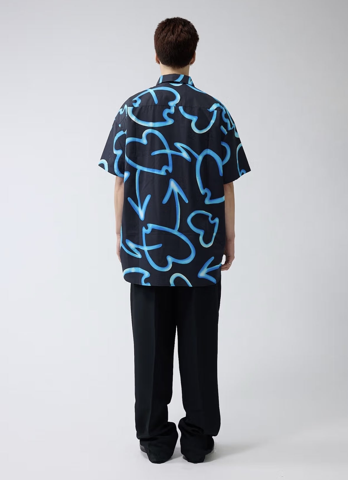 New Amsterdam Surf Association/ニューアムステルダムサーフアソシエーション/LOVER SHIRT SHORT SLEEVES 半袖シャツ ブラック M