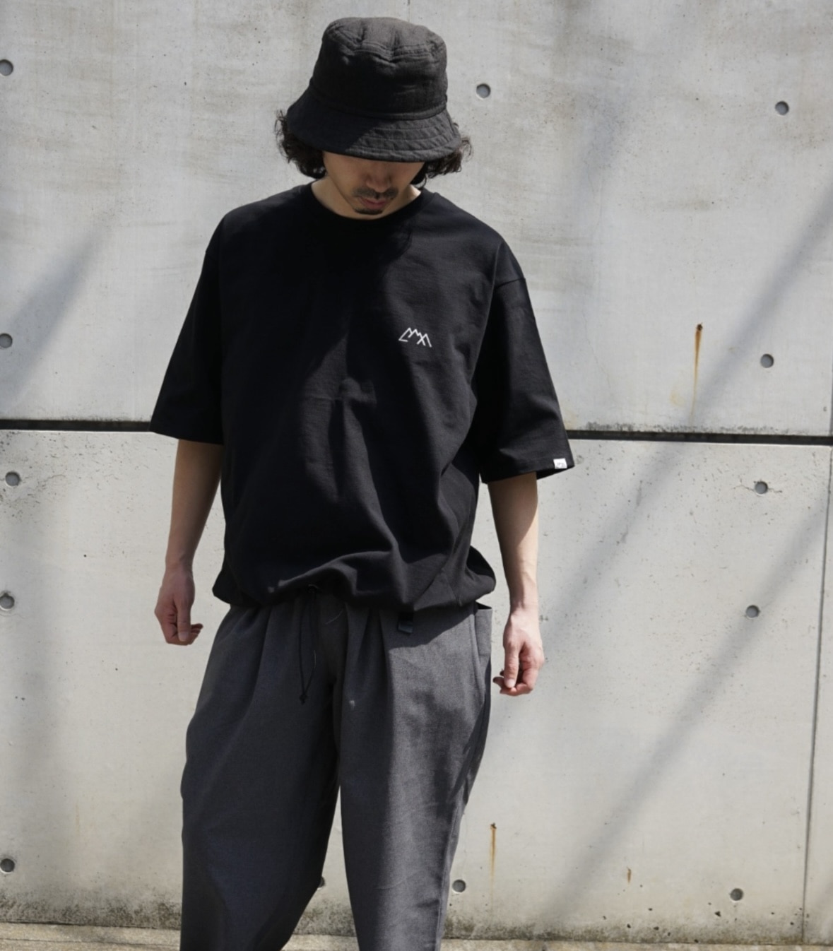 CMF OUTDOOR GARMENT/シーエムエフアウトドアガーメント/別注SIMPLE SLOWDRY TEE Ｓ/S BLACK M