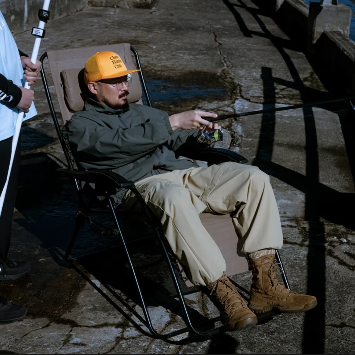 CHAOS FISHING CLUB/カオスフィッシングクラブ/Logo Mesh Cap RED FREE