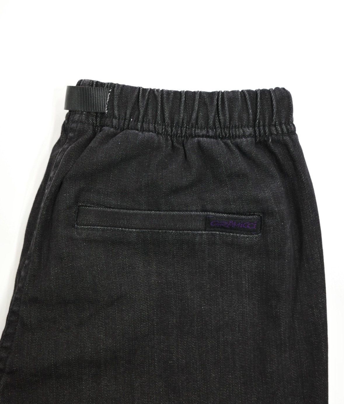 GRAMICCI×BEAVER/グラミチ×ビーバー　別注TUCK TAPERD DENIM PANT タックテーパードデニムパンツ ブラック S