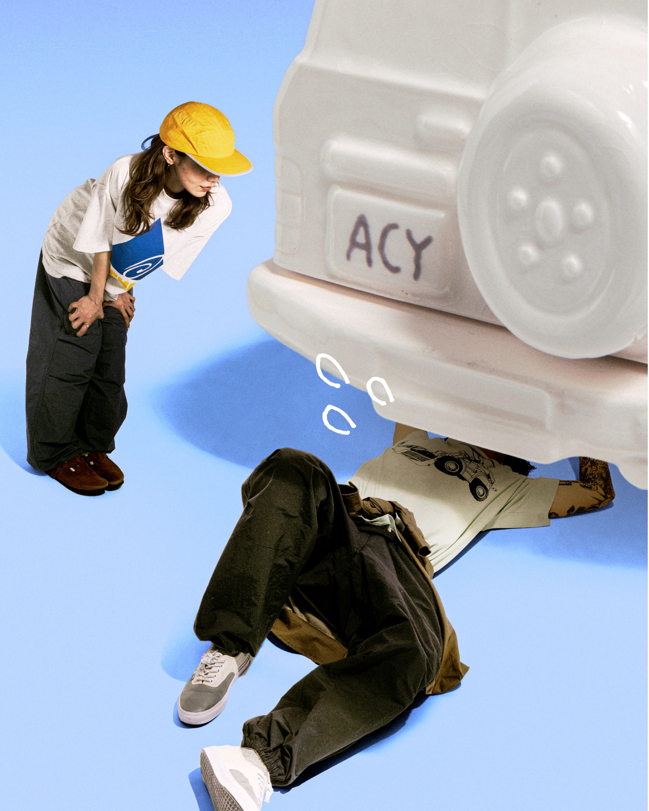 Acy/エイシー/Yonx TEE WHITE 1