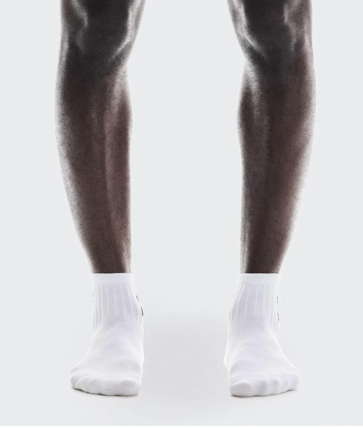 On/オン/Logo Sock Mid 3P ロゴソックスミッド　3パック White XS (22-24.5cm)