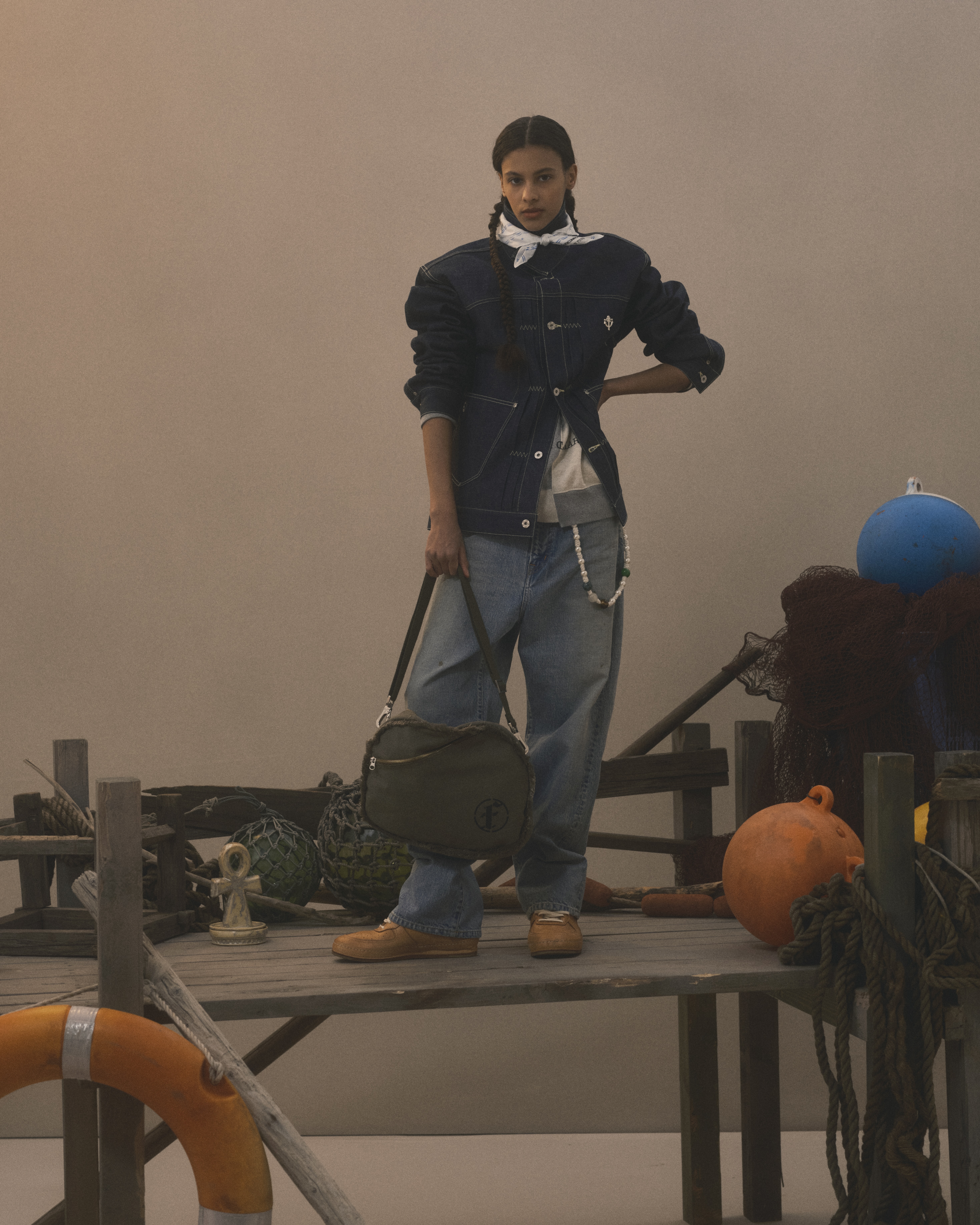 FAF/エフエーエフ(Fake As Flowers/フェイクアスフラワーズ)/PROTOTYPE 011 ショルダーバッグ　25AW KHAKI OS