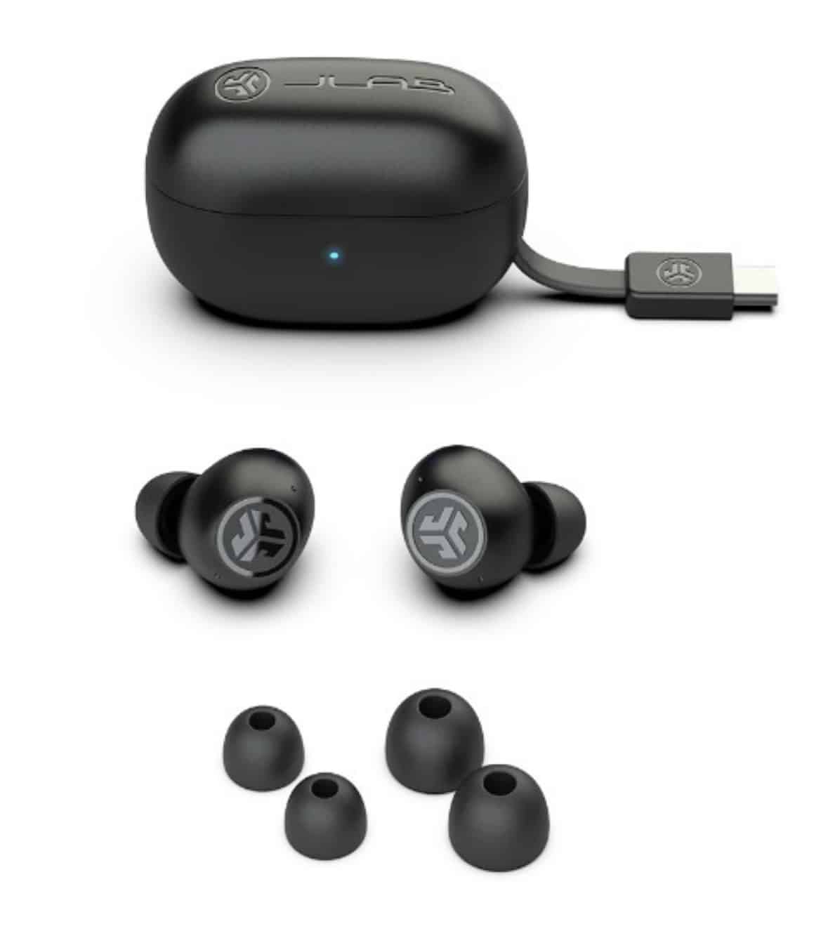 JLab/ジェイラブ　GO POP ANC　ワイヤレスイヤホン ブラック FREE