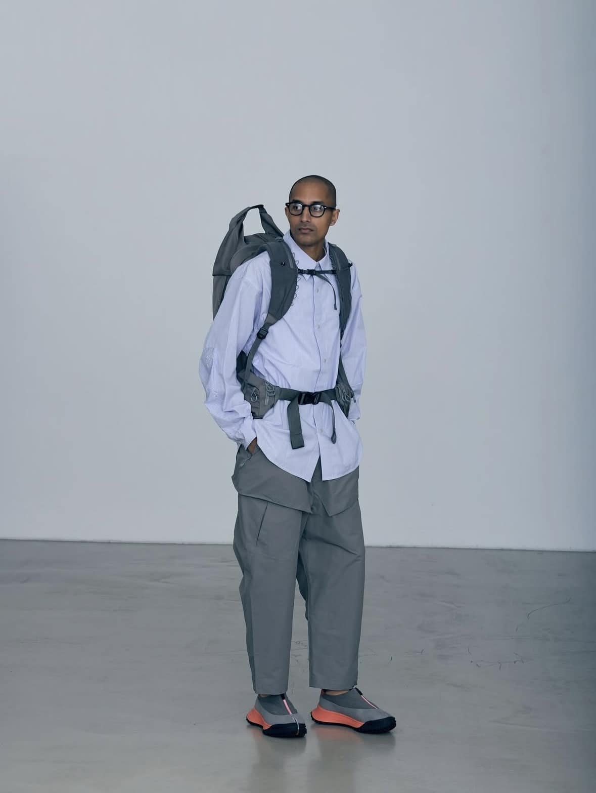 CMF OUTDOOR GARMENT/シーエムエフアウトドアガーメント/SHOOTING SHIRTS BLUE S