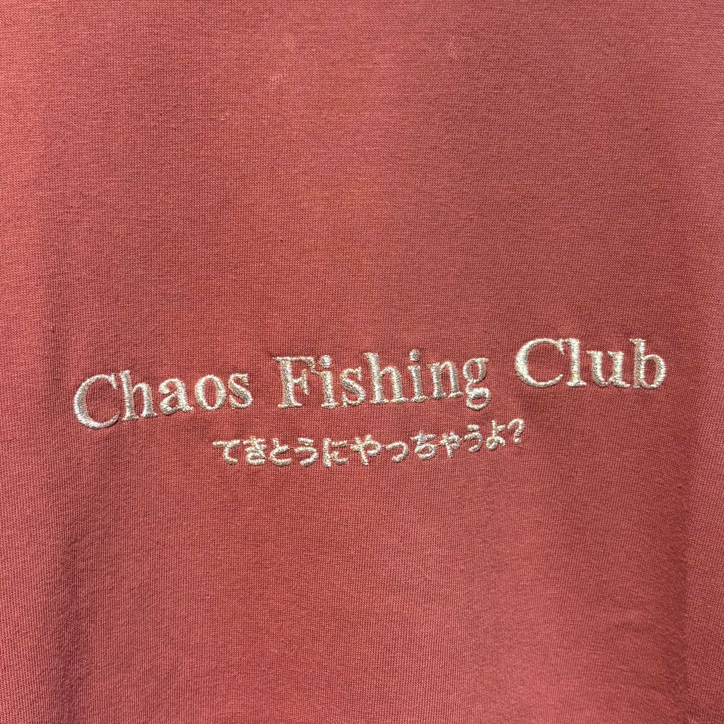 CHAOS FISHING CLUB/カオスフィッシングクラブ/別注T-SHIRT RED M