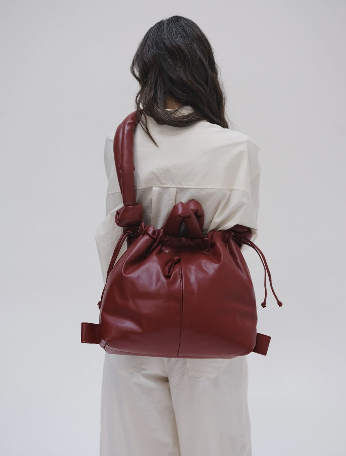 OLEND/オレンド/Ona Vegan Leather Bag オナヴィーガンレザーバッグ Cherry Red FREE