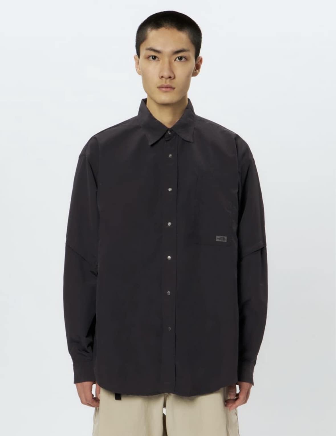 THE NORTH FACE/ザ・ノースフェイス/L/S Enride Shirt ロングスリーブエンライドシャツ ブラック M