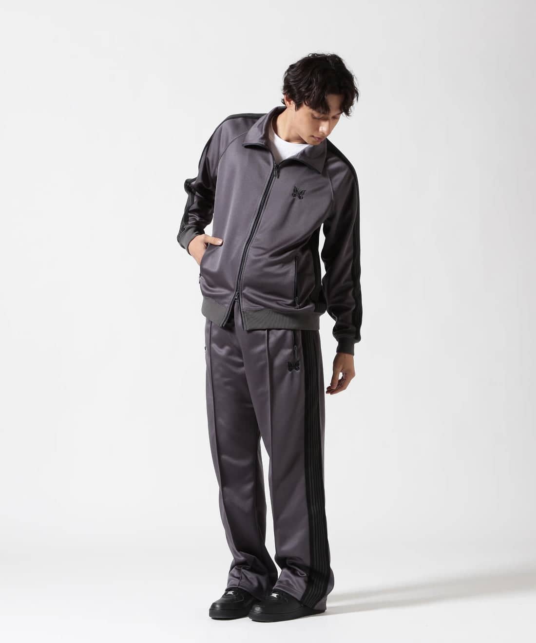 Needles×BEAVER/ニードルズ×ビーバー 別注Track Pant - Poly