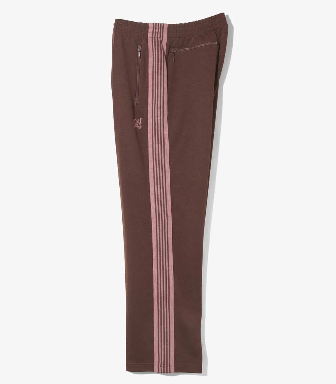 NEEDLES/ニードルズ/TRACK PANT - POLY SMOOTH -BROWN- トラックパンツ BROWN XS