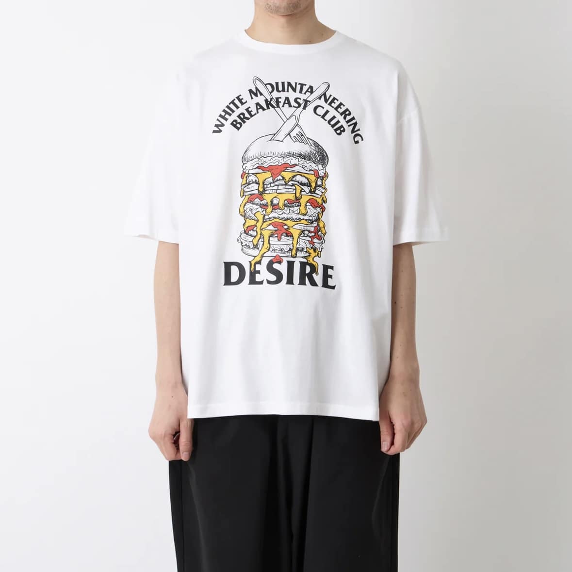 White Mountaineering/ホワイトマウンテニアリング/W.M.B.C. BREAKFAST CLUB T-SHIRT WHITE 1