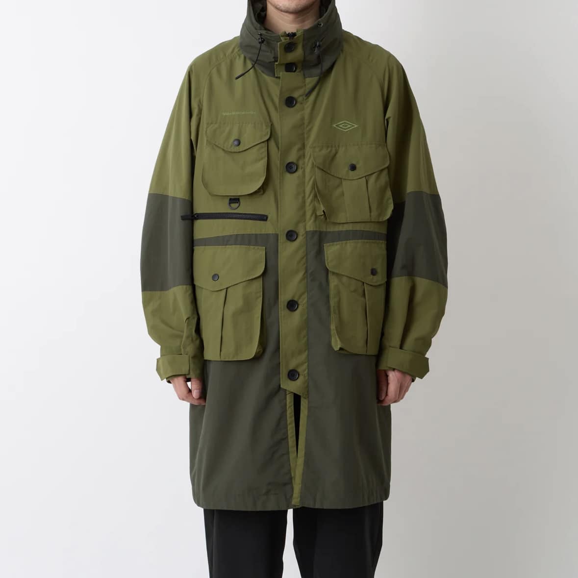 White Mountaineering×UMBRO/ホワイトマウンテニアリング×アンブロ/WM x UMBRO MULTI POCKET COAT マルチポケットコート KHAKI 3
