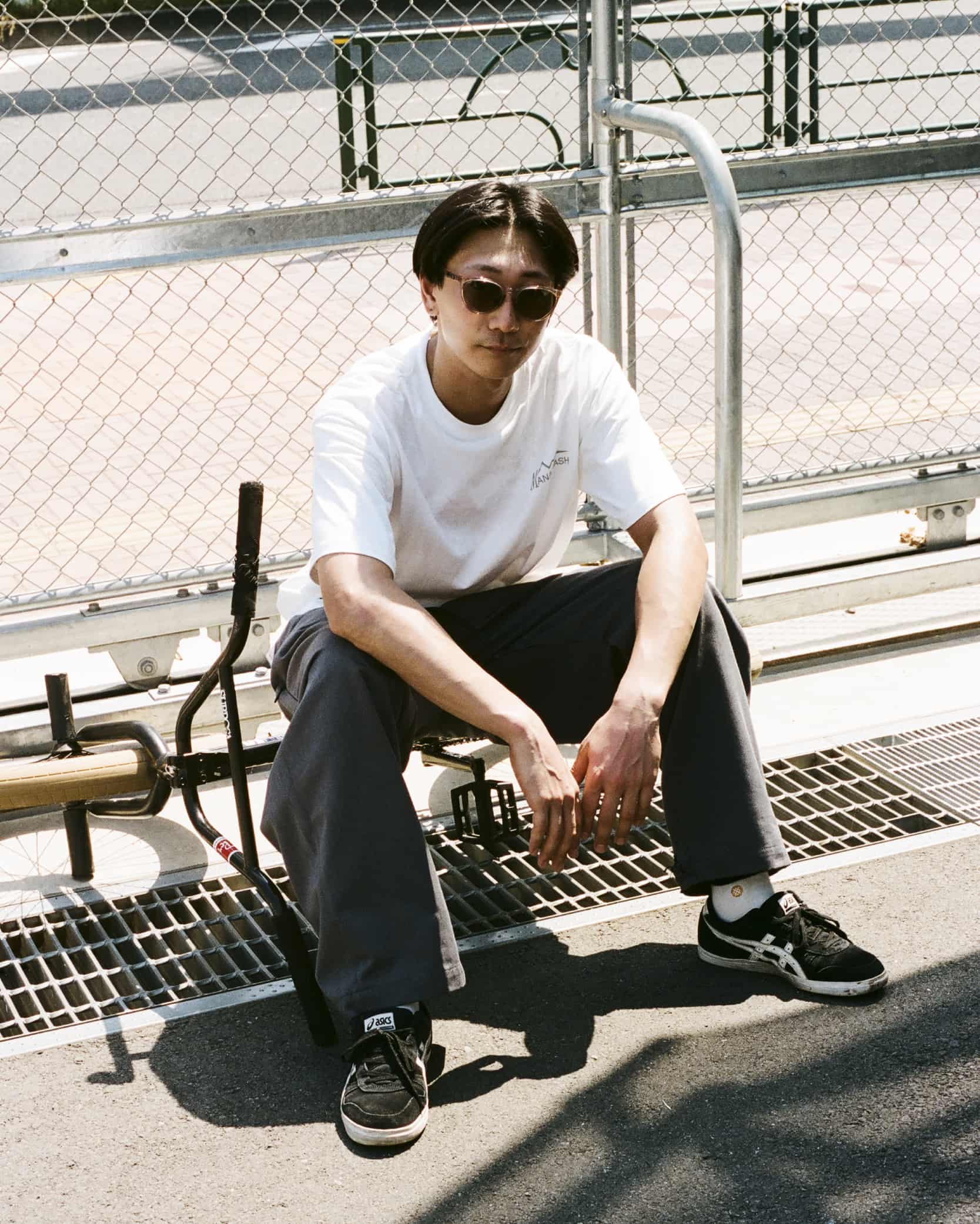 MANASTASH/マナスタッシュ×DICKIES/ディッキーズ/DICKIES TEE ORIGINAL LOGO ホワイト M