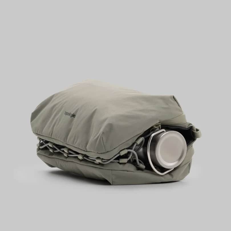 Topologie/トポロジー　Bottle Sacoche Large ボトルサコッシュ ラージ【バッグ単体】 Moss FREE