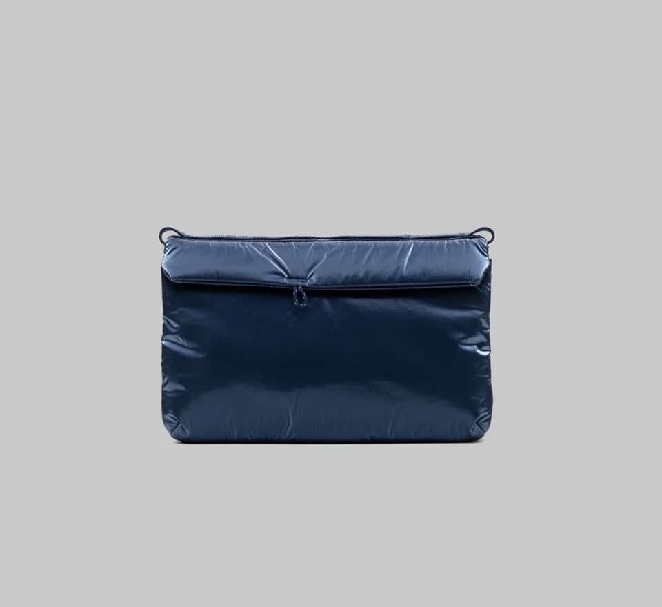 Topologie/トポロジー　Flat Sacoche Small フラット サコッシュ スモール【バッグ単体】 Marine Blue Metallic/Puffer FREE