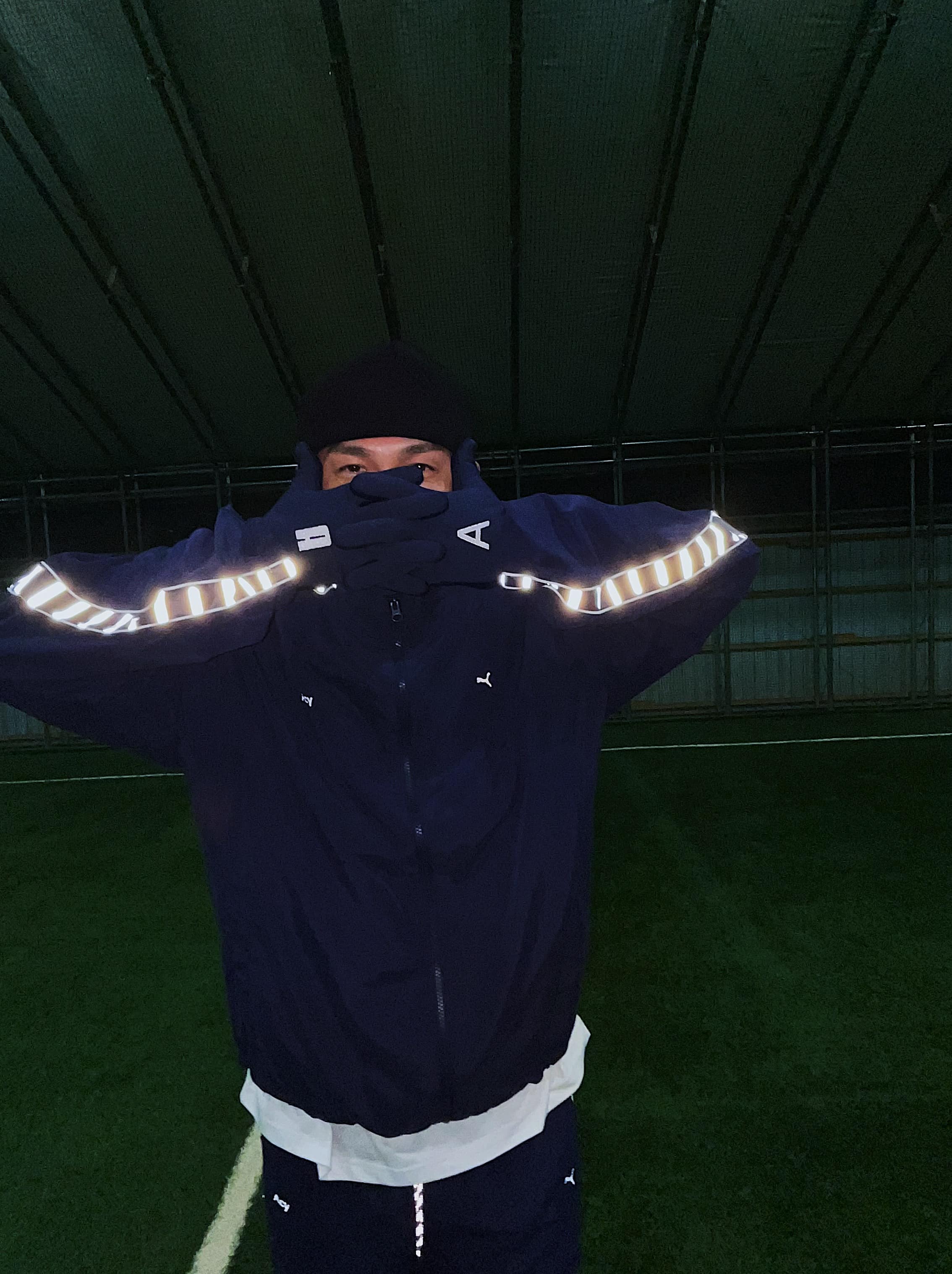 Acy×PUMA/エイシー×プーマ/WINTERIZED GLOVES ACY グローブ　手袋 NAVY FREE
