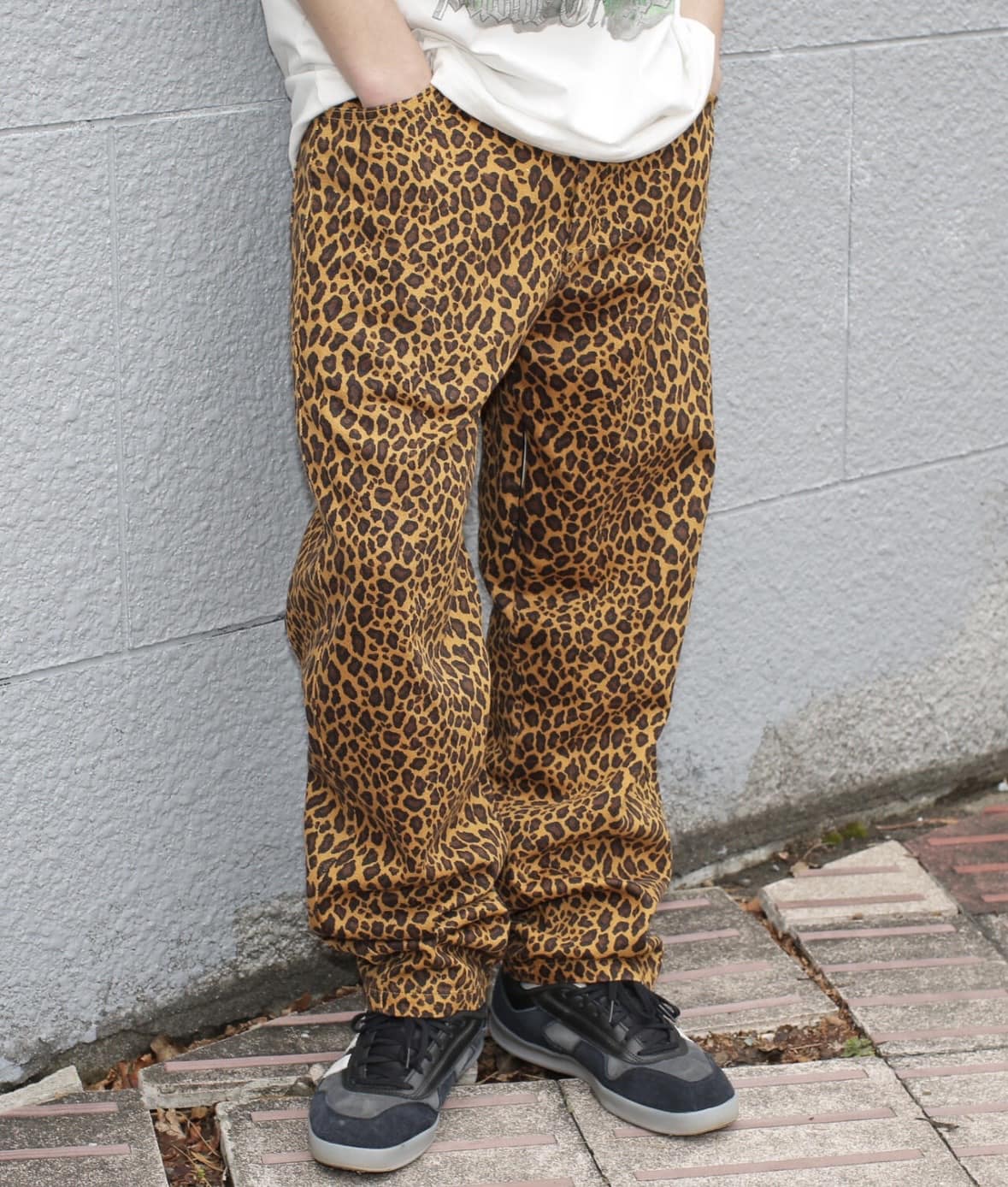 MANASTASH/マナスタッシュ/CHILLIWACK PANTS LEOPARD レオパードパンツ ブラウン M