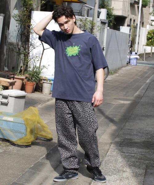 MANASTASH/マナスタッシュ/CHILLIWACK PANTS LEOPARD レオパードパンツ ブラック M