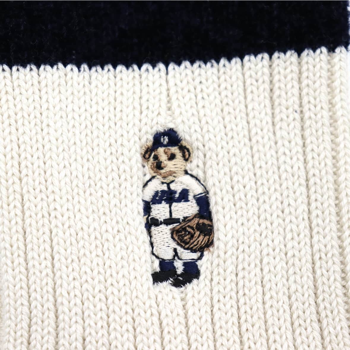 ROSTER SOX/ロスターソックス/84 BEAR メンズ　レディース CREAM×NAVY 1