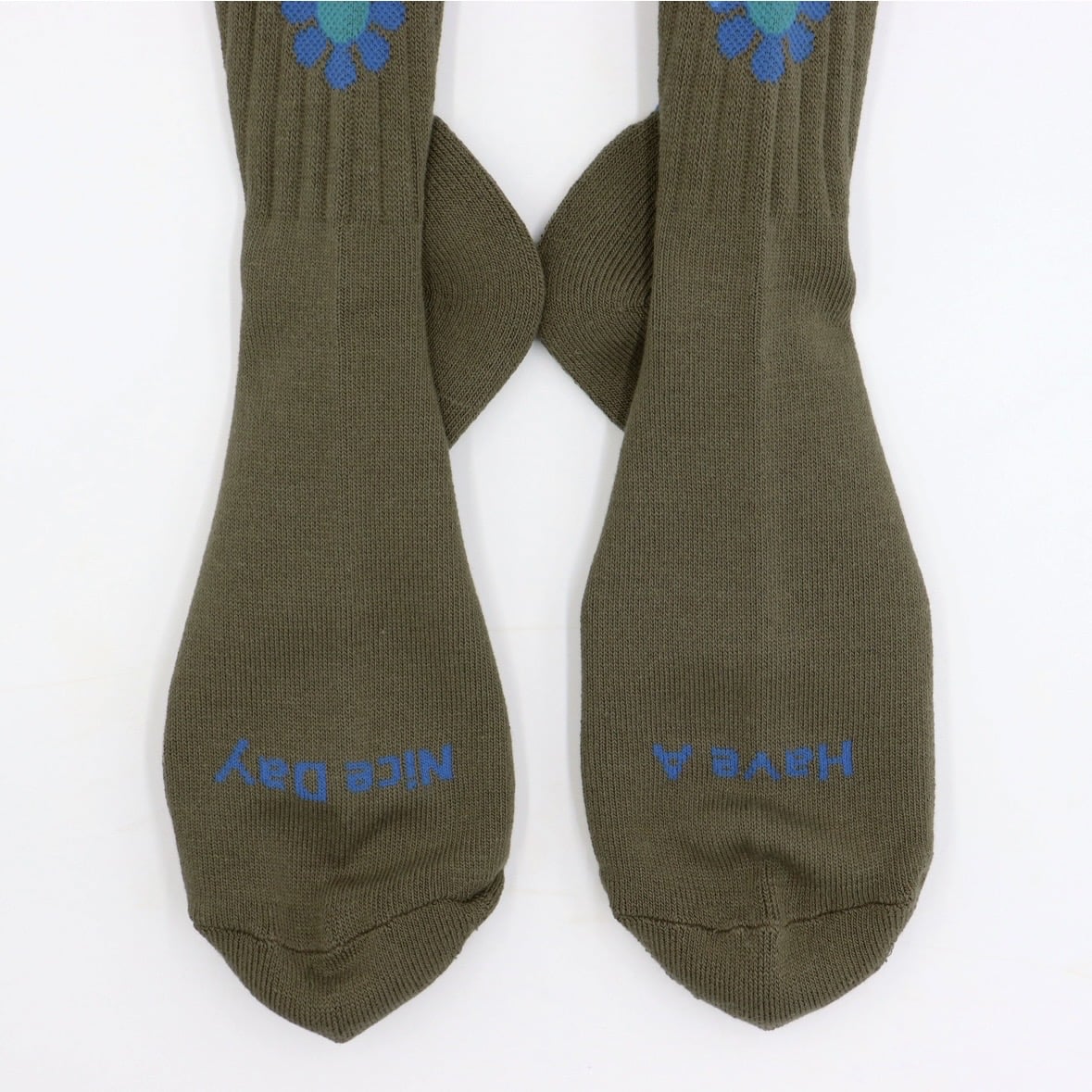 ROSTER SOX/ロスターソックス/PEACE ピース　花　メンズ　レディース OLIVE 1
