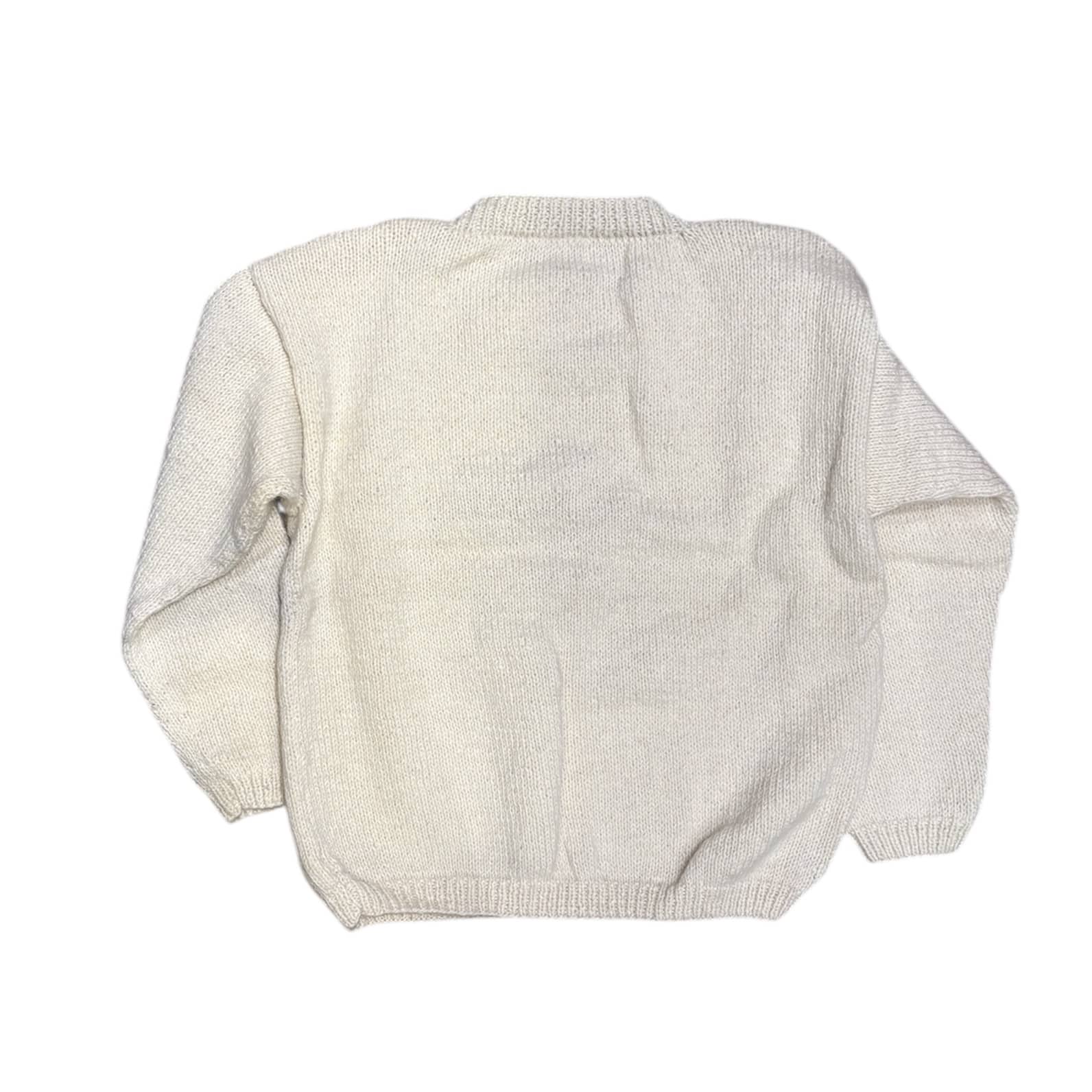 MacMahon Knitting Mills /マクマホンニッティングミルズ/Crew Neck Knit-ROSE WHITE FREE