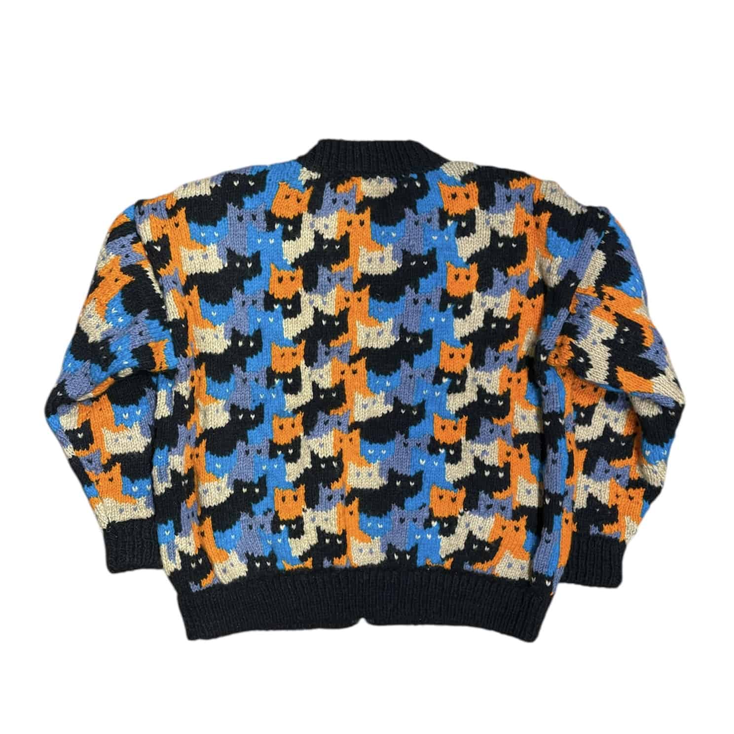 MacMahon Knitting Mills /マクマホンニッティングミルズ/Knit MA-1-Cats ORANGE FREE