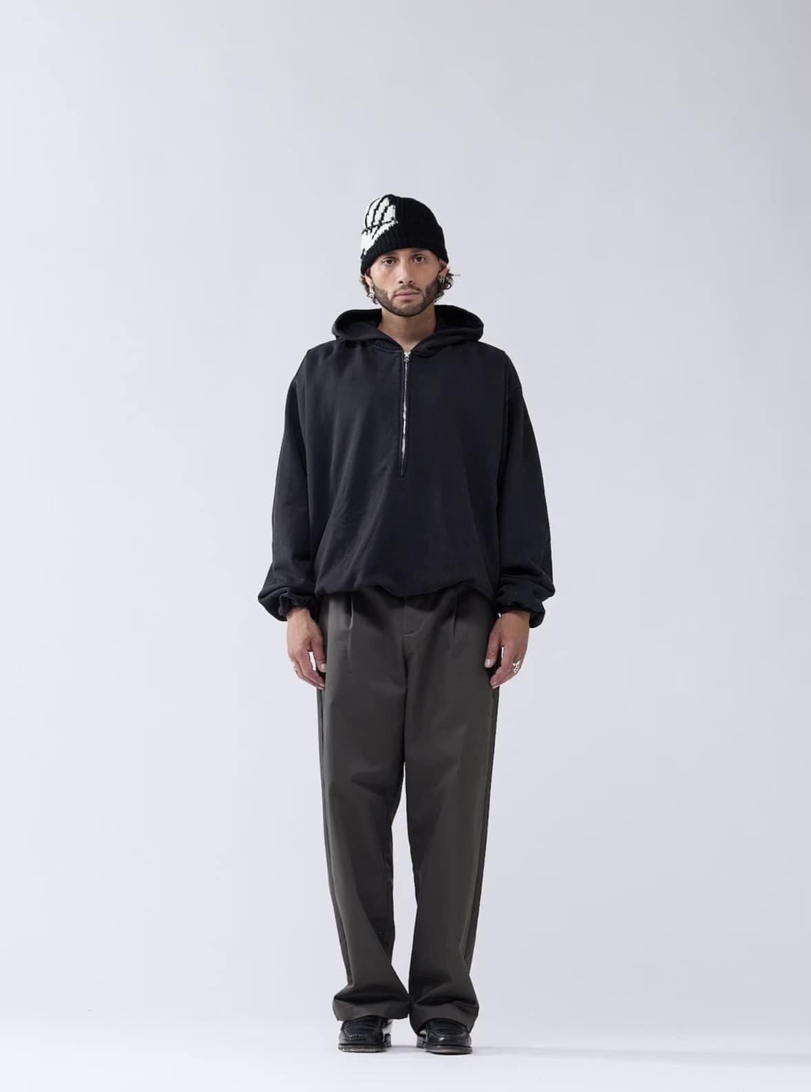 New Amsterdam Surf Association/ニューアムステルダムサーフアソシエーション/INFLATABLE HOODIE WASHED BLACK フーディー　パーカー BLACK M
