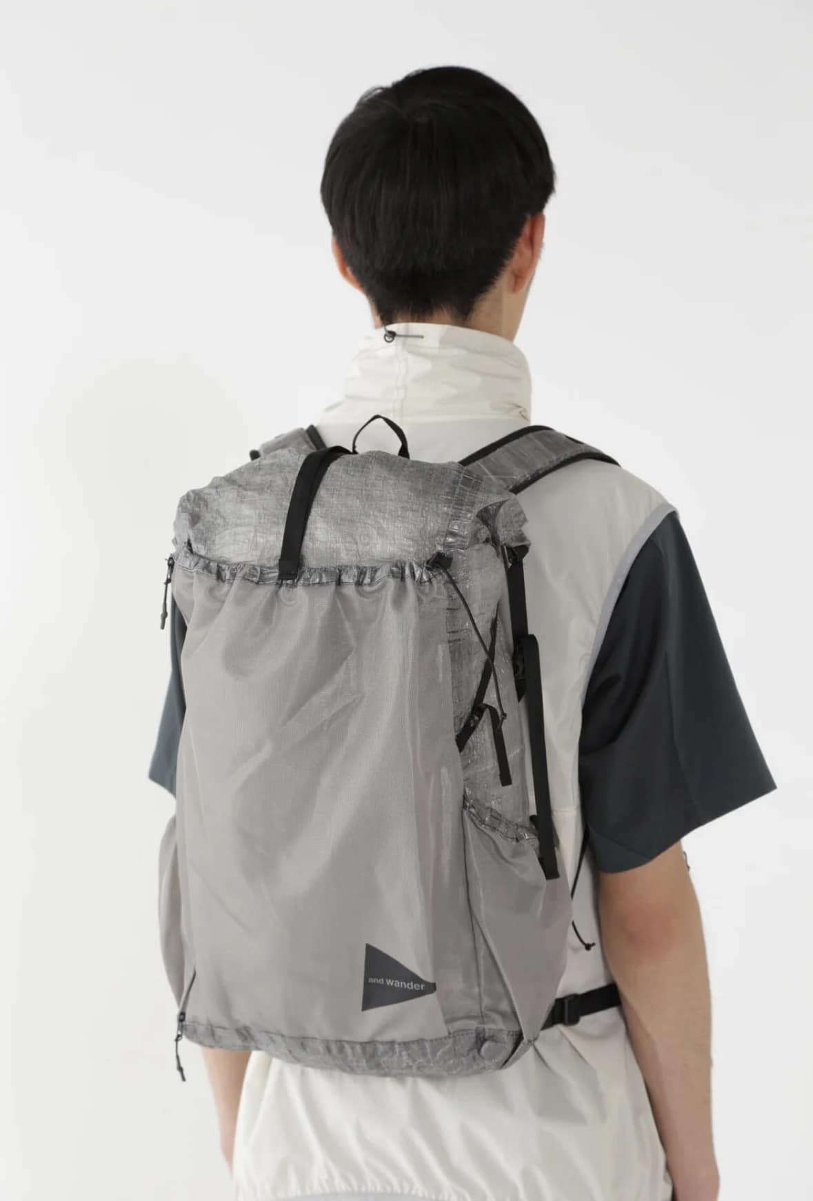 and wander/アンドワンダー/UL backpack with Dyneema BLACK FREE