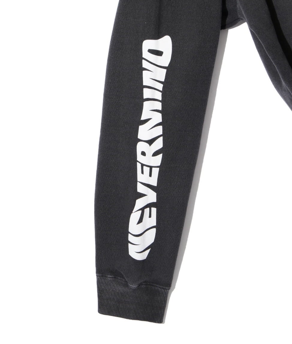 MANASTASH/マナスタッシュ/NIRVANA/ニルヴァーナ/NEVERMIND SWEAT CREW/コラボスウェット《メンズ・ウィメンズ・ユニセックス》 ブラック M