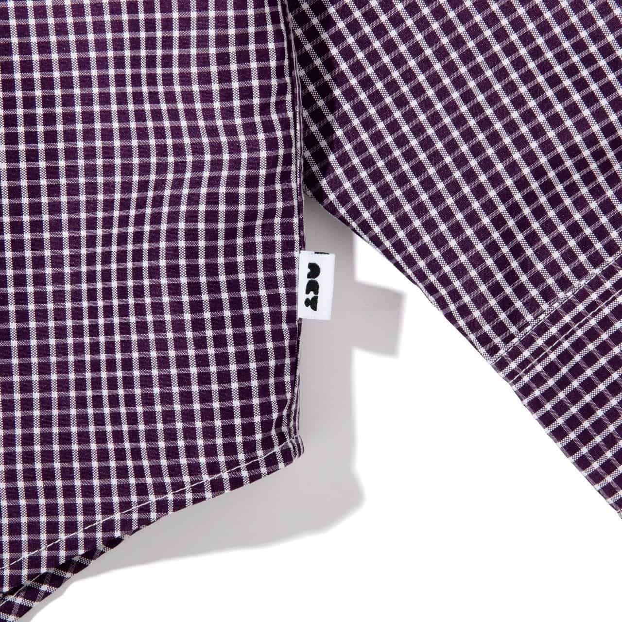 Acy/エイシー/BASIC CHECK SHIRTS シャツ パープル 2