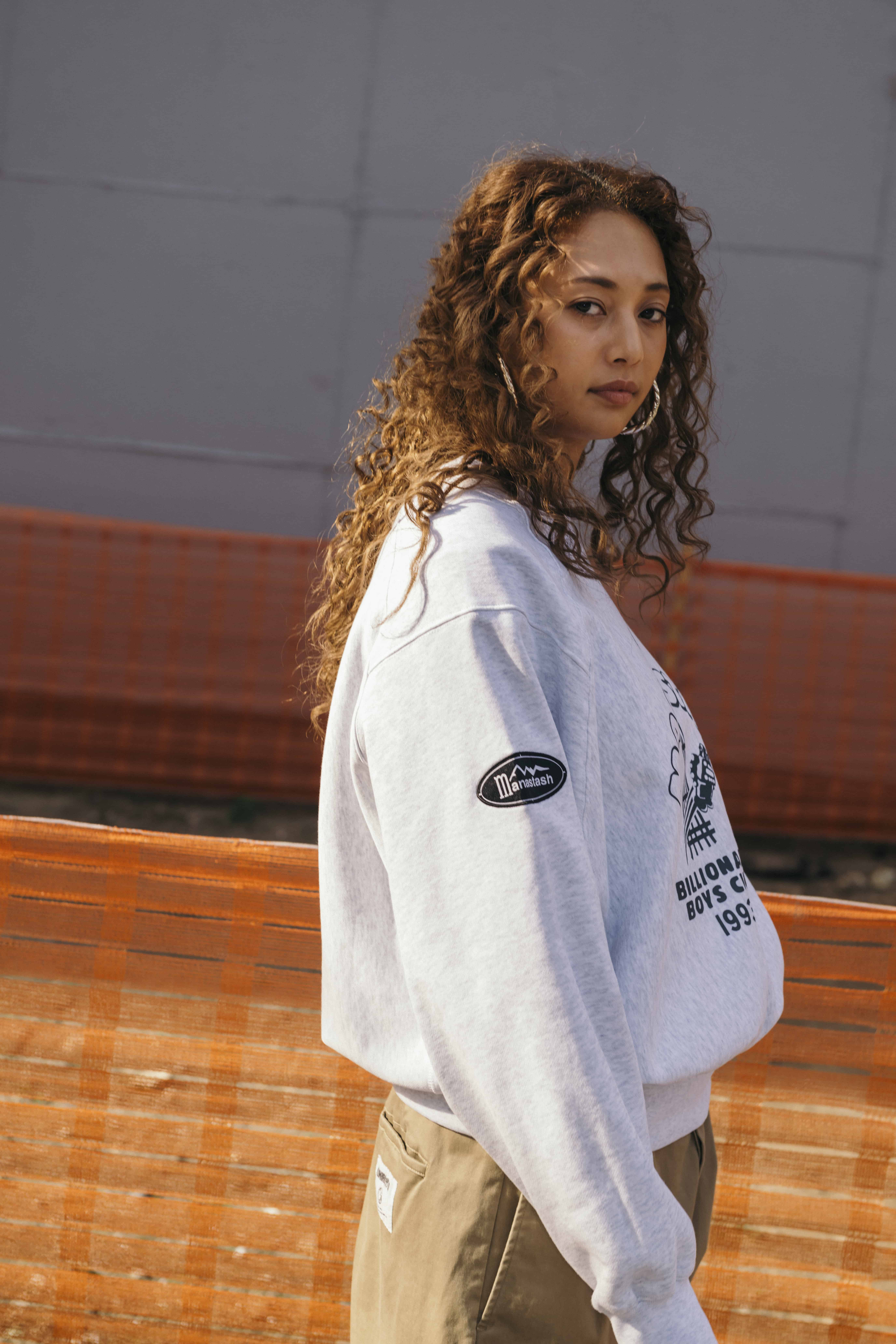 BILLIONAIRE BOYS CLUB×MANASTASH/ビリオネアボーイズクラブ×マナスタッシュ/BBC MANA SWEAT グレー S