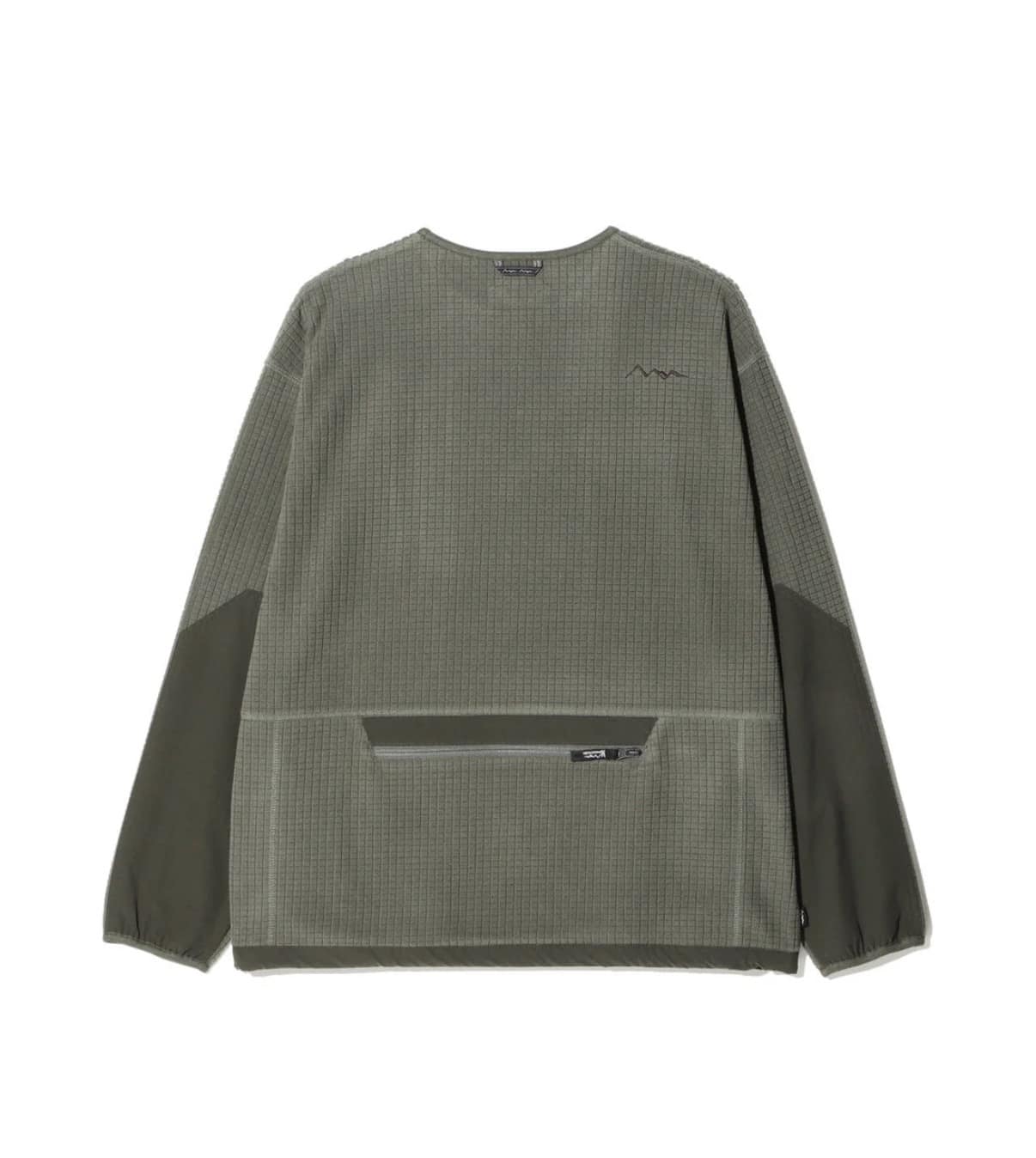 MANASTASH/マナスタッシュ/GRID FLEECE CREW black S