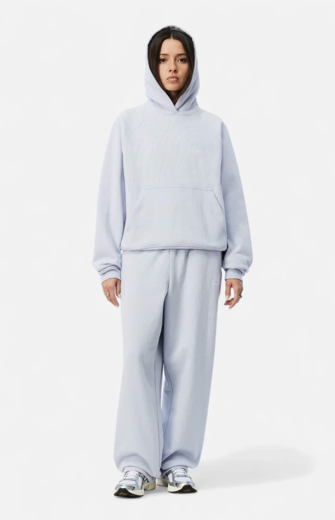 Dime/ダイム/Cursive Small Logo Sweatpants スウェットパンツ Gray Lavender M