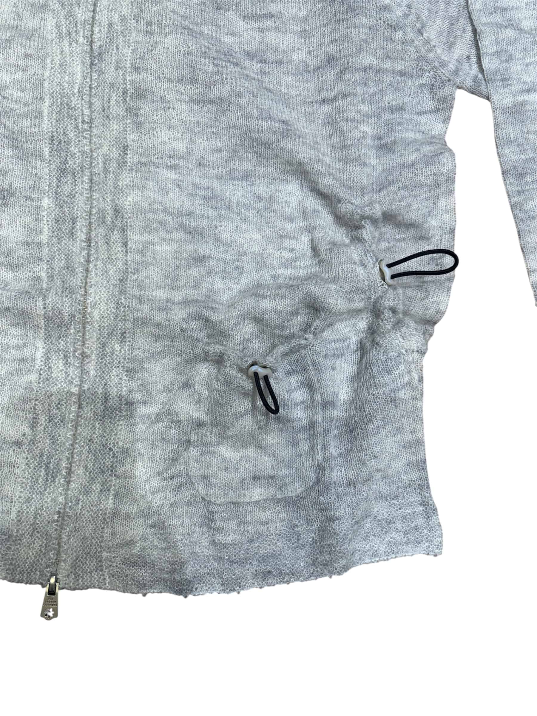 FAF/エフエーエフ(Fake As Flowers/フェイクアスフラワーズ)/Knit Hoodie ニットフーディー　26SS Ash Gray 1