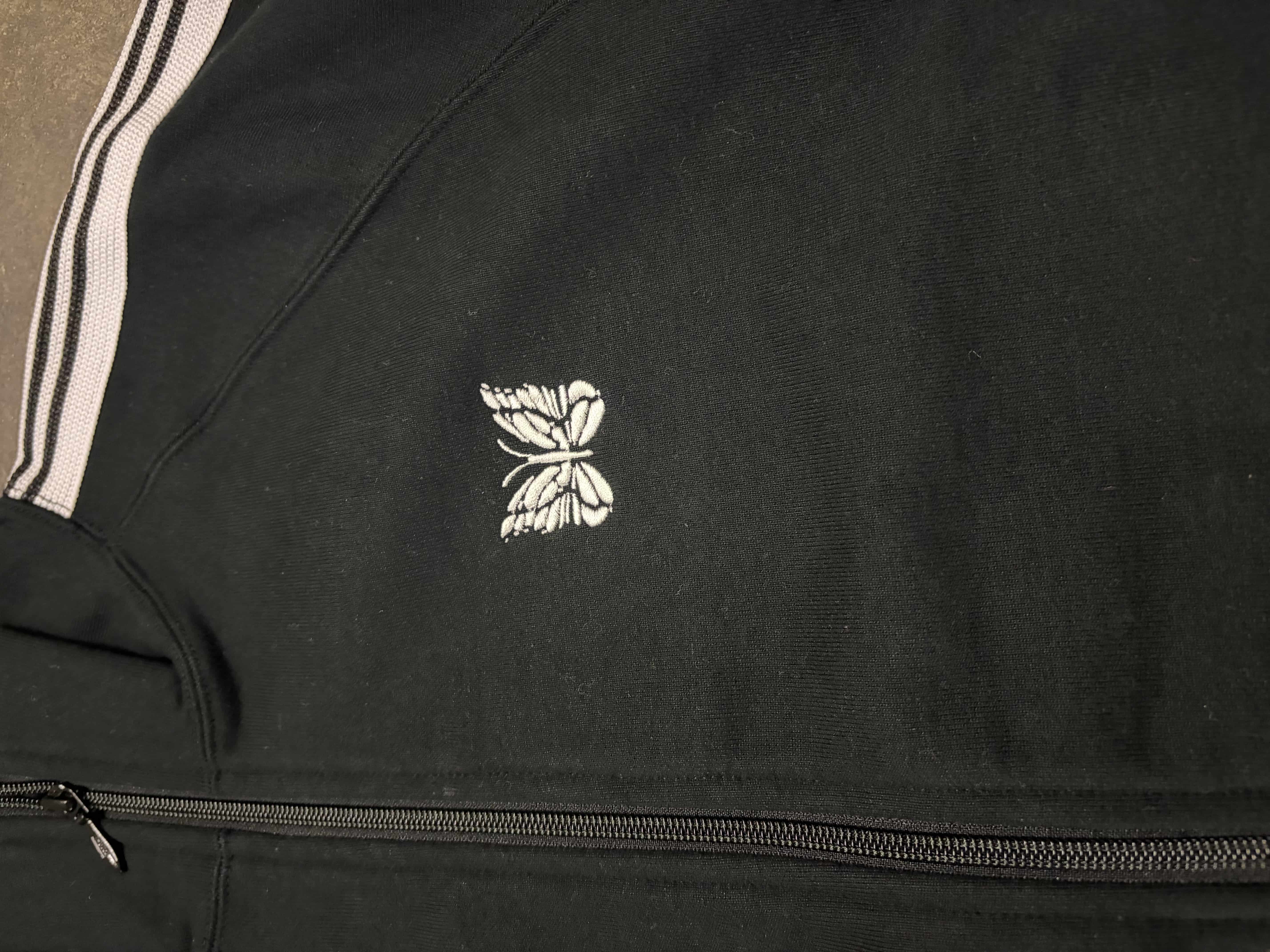 Needles×BEAVER/ニードルズ×ビーバー　別注Track Jacket - Cotton Jersey -BLACK- トラックジャケット-スウェット Black M