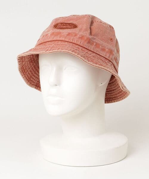 MANASTASH/マナスタッシュ/ORIGINAL LOGO BUCKET HAT バケットハット オレンジ free