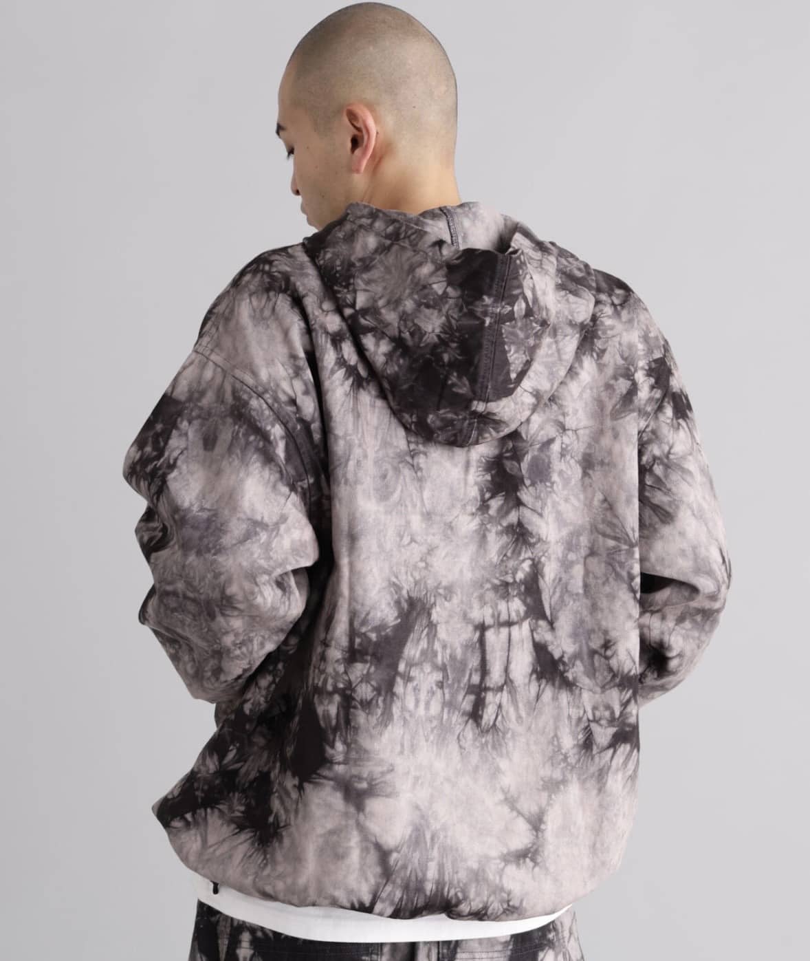 MANASTASH/マナスタッシュ/TIE DYE CHILLIWACK HOODIE ブラック S