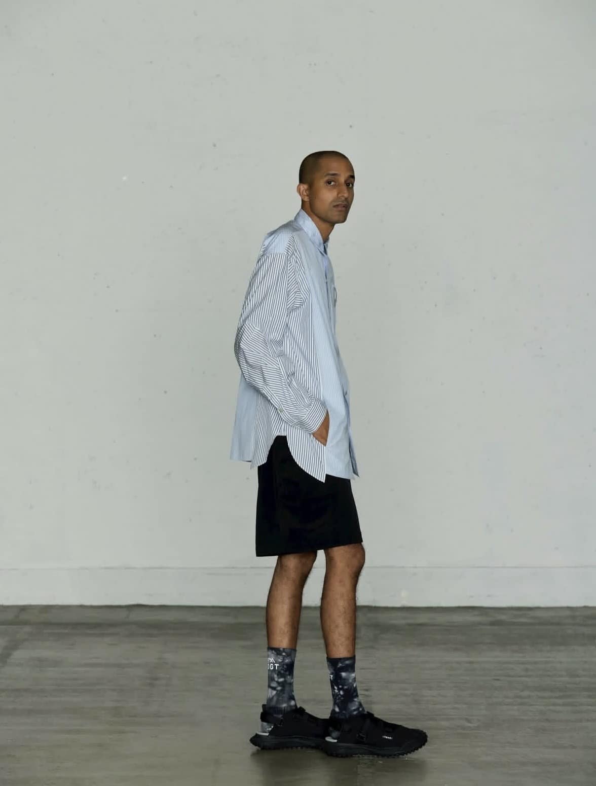 CMF OUTDOOR GARMENT/シーエムエフアウトドアガーメント/ATACHED SHIRTS SAX M