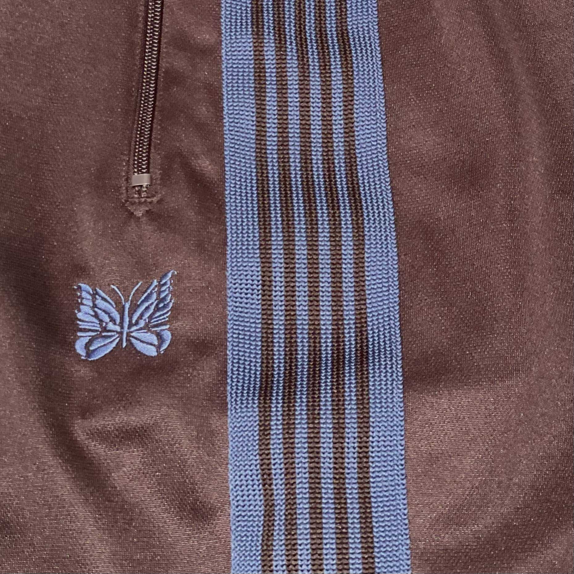 Needles×BEAVER/ニードルズ×ビーバー　別注Track Pant - Poly Smooth -BROWN- トラックパンツ brown S